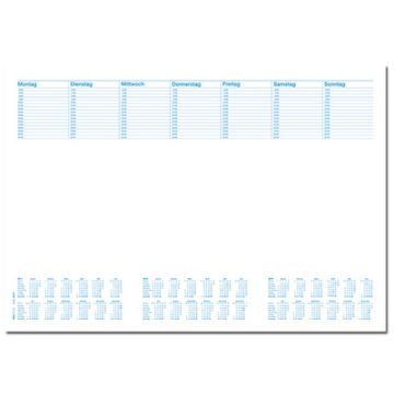 RNK Verlag Papier-Schreibunterlage "Office", mit Kalendarium