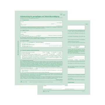 RNK Verlag Vordruck "Arbeitsvertrag Teilzeit-Beschäftigte" x10