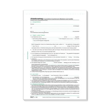 RNK Verlag Vordruck Arbeitsvertrag gewerblich/kaufmännisch