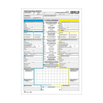 RNK Verlag Vordruck "Europäischer Verkehrsunfallbericht"