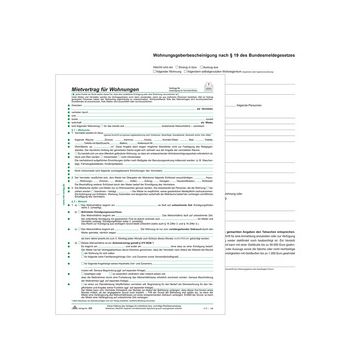 RNK Verlag Vordruck "Mietvertrag für Wohnungen", DIN A4