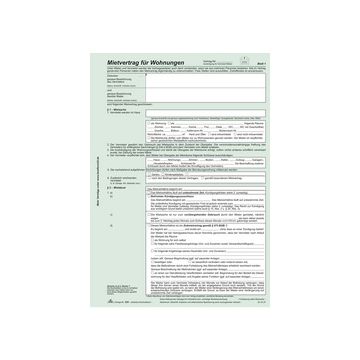 RNK Verlag Vordruck "Universal-Mietvertrag für Wohnungen" x25