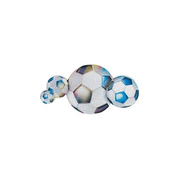 ROTH Bügelbild für DIY-Stoffschultüte, Fußball