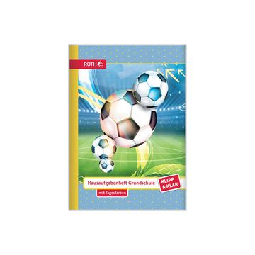 ROTH Hausaufgabenheft Klipp & Klar "Fußball"