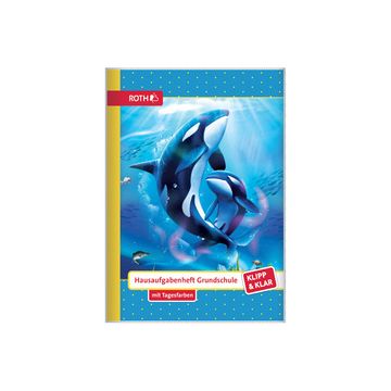 ROTH Hausaufgabenheft Klipp & Klar "Orcas"