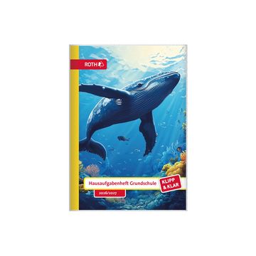 ROTH Hausaufgabenheft Klipp & Klar "Wal Welt", 2026/2027