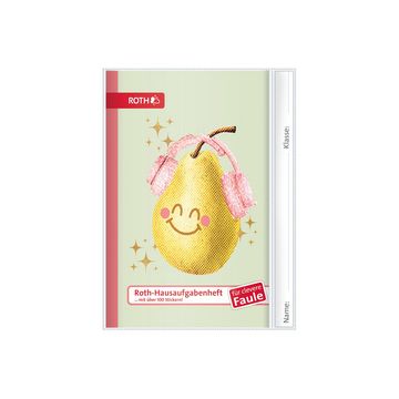 ROTH Hausaufgabenheft Teens für clevere Faule Cute Pear