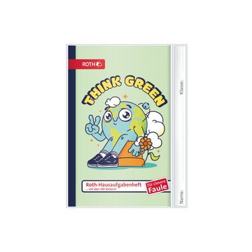 ROTH Hausaufgabenheft Teens für clevere Faule Go Green