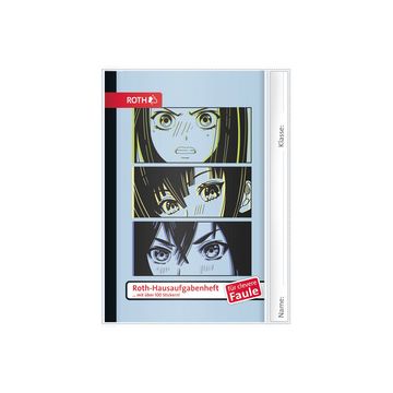 ROTH Hausaufgabenheft Teens für clevere Faule Manga Eyes