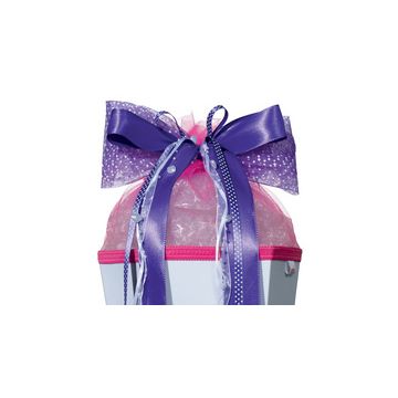 ROTH LED-Schultütenschleife "Shining Dots", lila/rosa