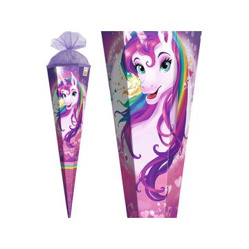 ROTH Schultüte "Einhornportrait", eckig, 850 mm