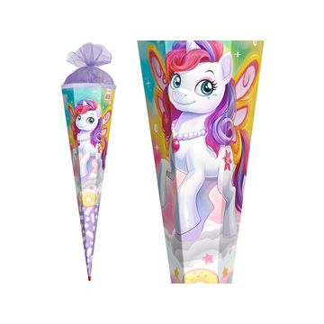 ROTH Schultüte "Feen-Pferd Flora", eckig, 850 mm