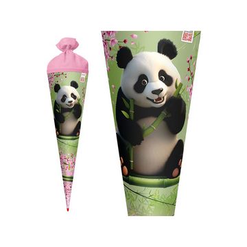 ROTH Schultüte "Panda", rund, 700 mm