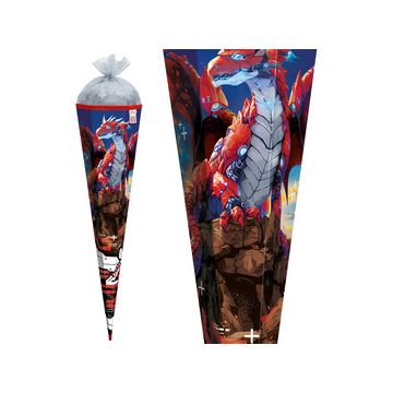 ROTH Schultüte "Robo Drache", eckig, 850 mm, Folie