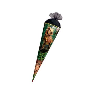 ROTH Schultüte "T-Rex Welt", eckig, 850 mm, mit Effekt