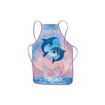 ROTH Tablier de peinture "Dauphins", avec poche frontale