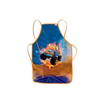 ROTH Tablier de peinture "Monstertruck Fire", poche frontale