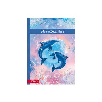 ROTH Zeugnismappe "Delfine", mit Design und Effekt