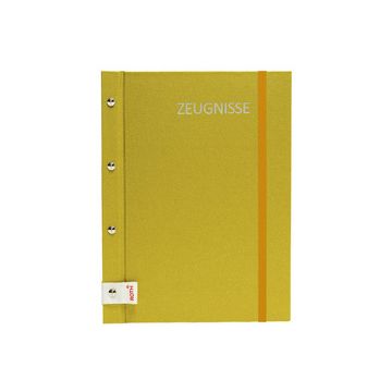 ROTH Zeugnismappe Metallium mit Buchschrauben, gold