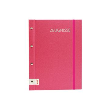 ROTH Zeugnismappe Metallium mit Buchschrauben, pink