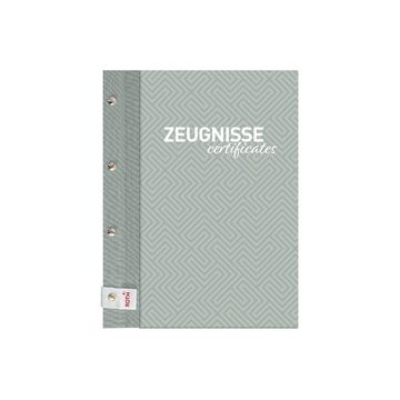 ROTH Zeugnismappe Pattern mit Buchschrauben "Dusty Mint"