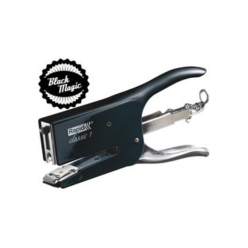 Rapid Pince agrafeuse Classic K1 Retro Magic Black, noir