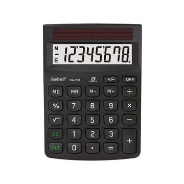 Rebell Calculatrice de bureau écologique Eco 310, noir