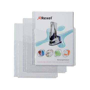 Rexel Housse prospectus avec pochette pliable, A4, PVC