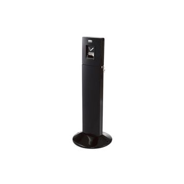 Rubbermaid Cendrier Metropolitain Smokers' Station, noir