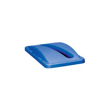 Rubbermaid Couvercle Slim Jim pour papier, bleu