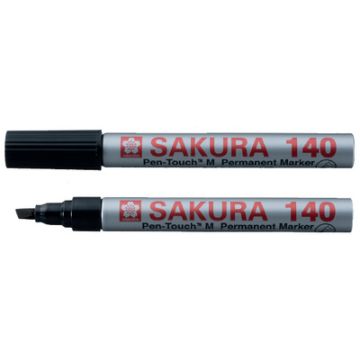 SAKURA Marqueur permanent Pen-touch 140, 4 mm, bleu