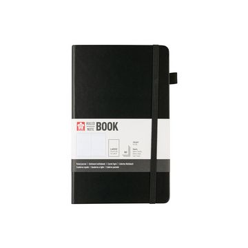 SAKURA Carnet, 130 x 210 mm, quadrillé, noir
