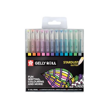 SAKURA Stylo roller encre gel Gelly Roll Stardust étui de 12