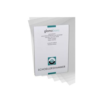 SCHÖLLERSHAMMER Bloc papier calque, A3, 90 g/m2