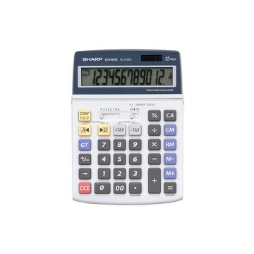 SHARP calculatrice de bureau EL-2125C alimentation solaire