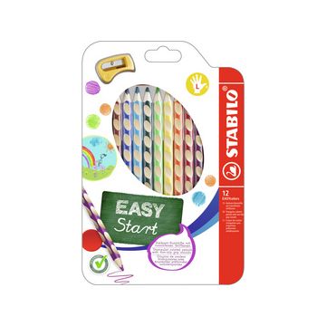STABILO Crayon de couleur EASYcolors L, étui de 12