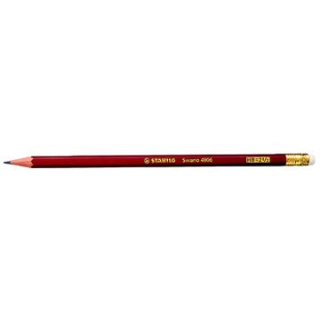 STABILO Crayon graphite Swano avec gomme, dureté: HB