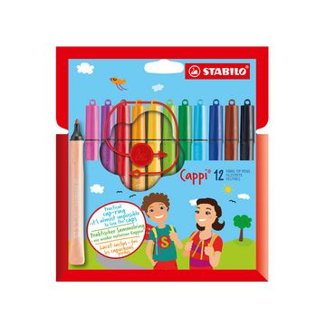 STABILO Feutre Cappi, étui en carton de 12