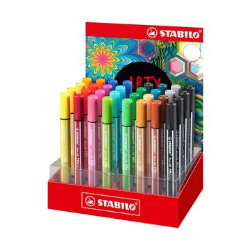 STABILO Feutre Pen 68 MAX, présentoir de 32 pièces ARTY