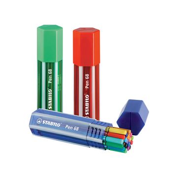 STABILO Feutre Pen 68, Big Pen Box de 20, assorti