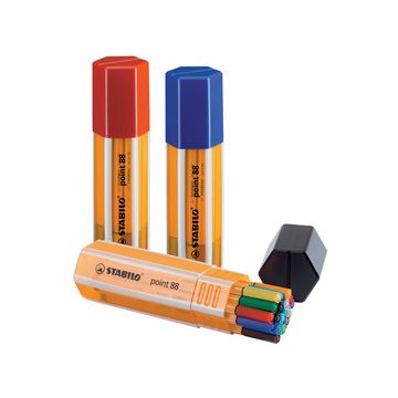 STABILO Feutre à pointe fine point 88, boîte Big point de 20