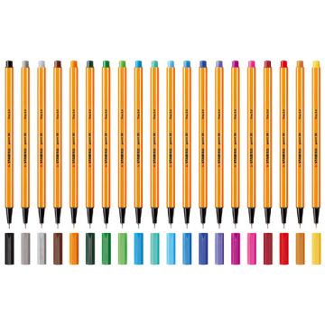 STABILO Feutre à pointe fine point 88, vert pistache