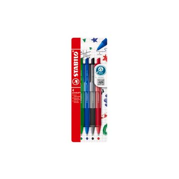 STABILO Stylo bille rétractable pointball colorful, 4 pièces