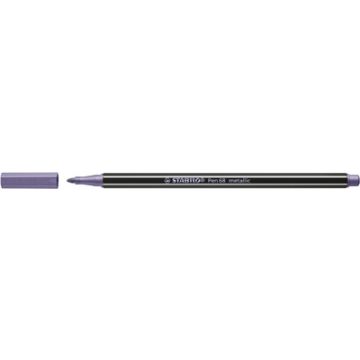 STABILO Stylo feutre Pen 68 metallic, lilas métallisé