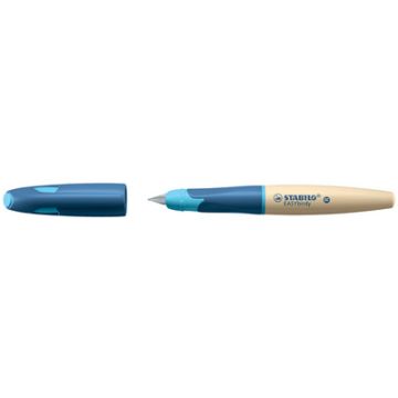 STABILO Stylo plume EASYbirdy Timber L, gaucher, bleu