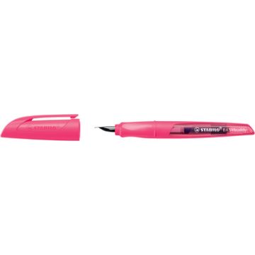 STABILO Stylo plume EASYbuddy FLUO L, pour gauchers, rose