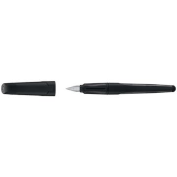 STABILO Stylo plume EASYbuddy M, droitiers, noir/citron vert