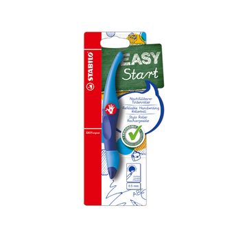 STABILO Stylo roller EASYoriginal, pour gauchers, bleu