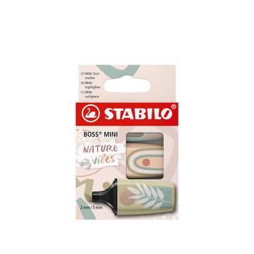 STABILO Surligneur BOSS MINI Naturevibes, étui carton de 3