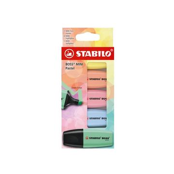 STABILO Surligneur BOSS MINI Pastel, étui carton de 5